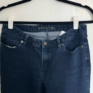 Michael Kors Women's High Rise Dark Blue Jeans